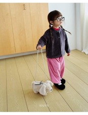 ハンス / Hans / トクトクベロアパンツ / 韓国子供服 / キッズ / 26winter〖取寄〗*XXS~JS*