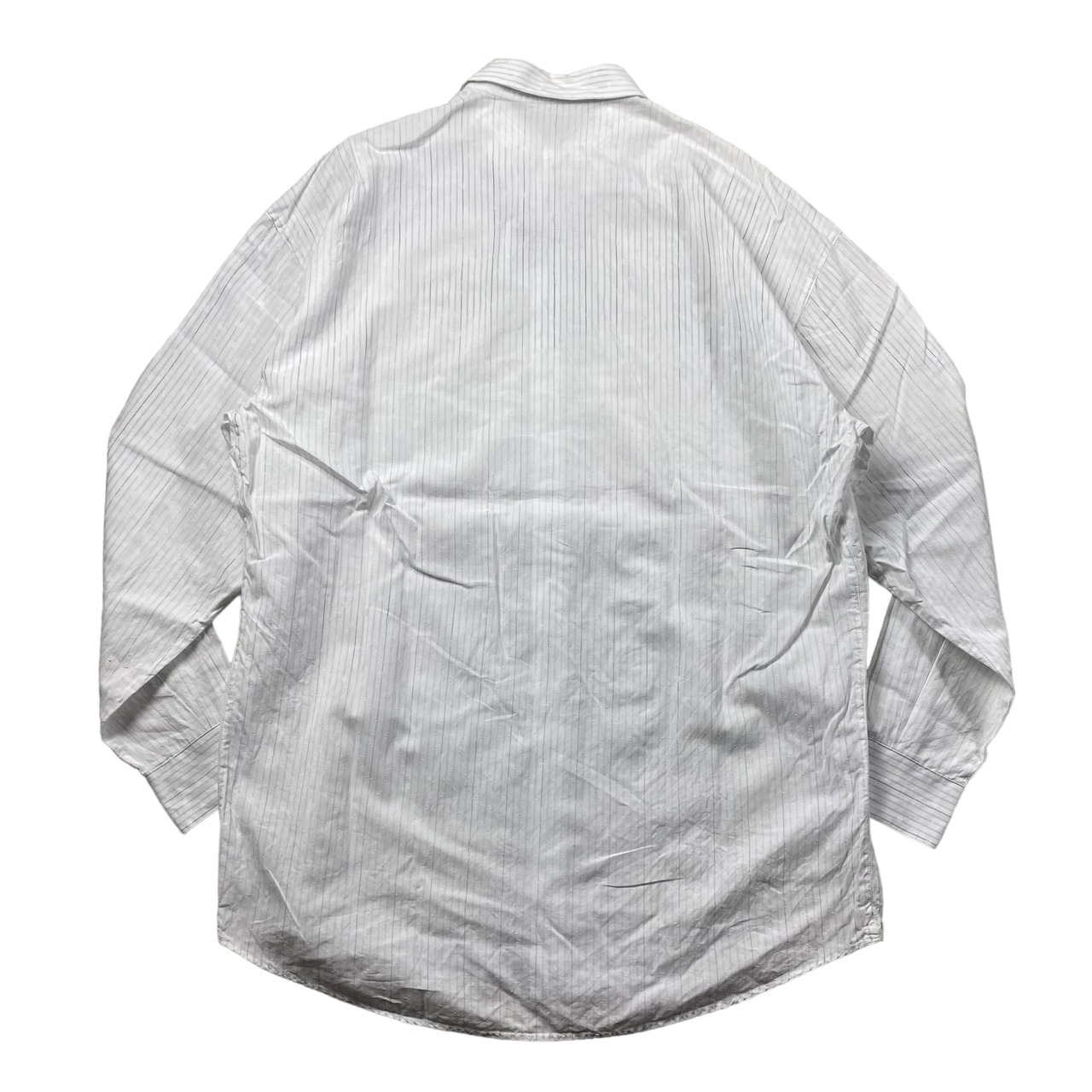 GIANNI VERSACE dot woven double collar stripe shirt