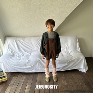 ［即納］jejeunosity corduroy short overalls