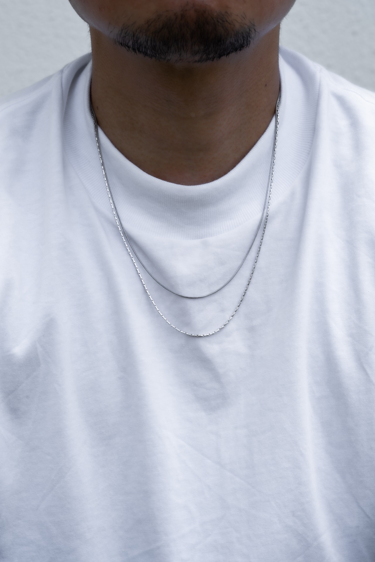 【Wire Skin Necklace】 / SILVER