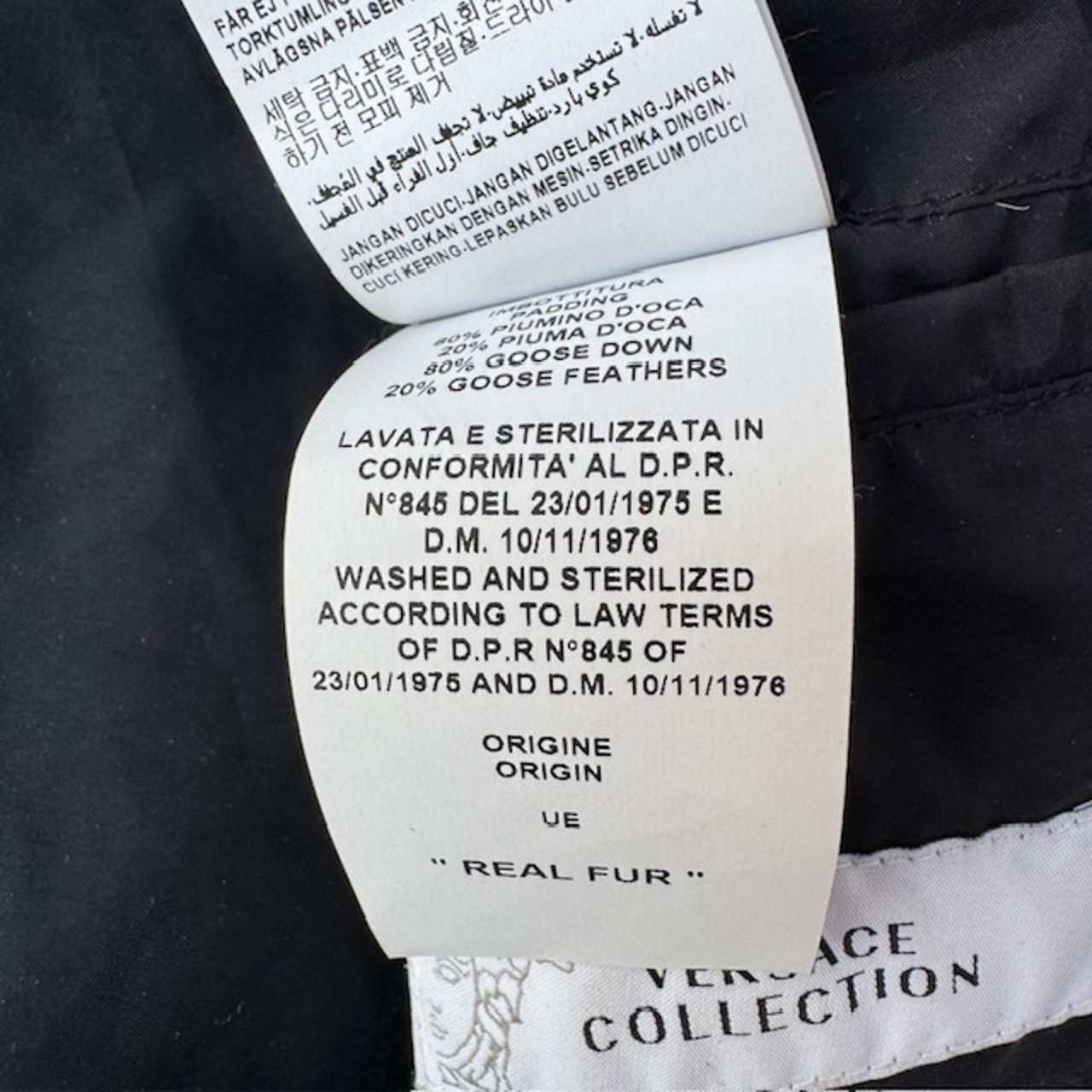 Gianni Versace パファージャケット ブラック 画像17