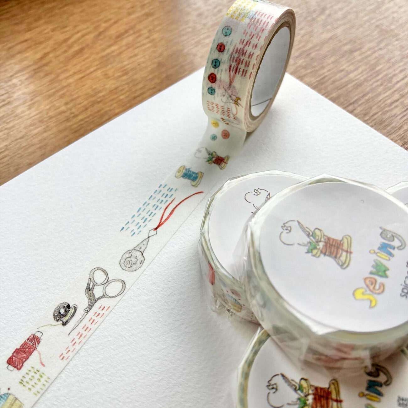 spicaの庭・muuちゃんマスキングテープ sewingソーイング | 文具雑貨