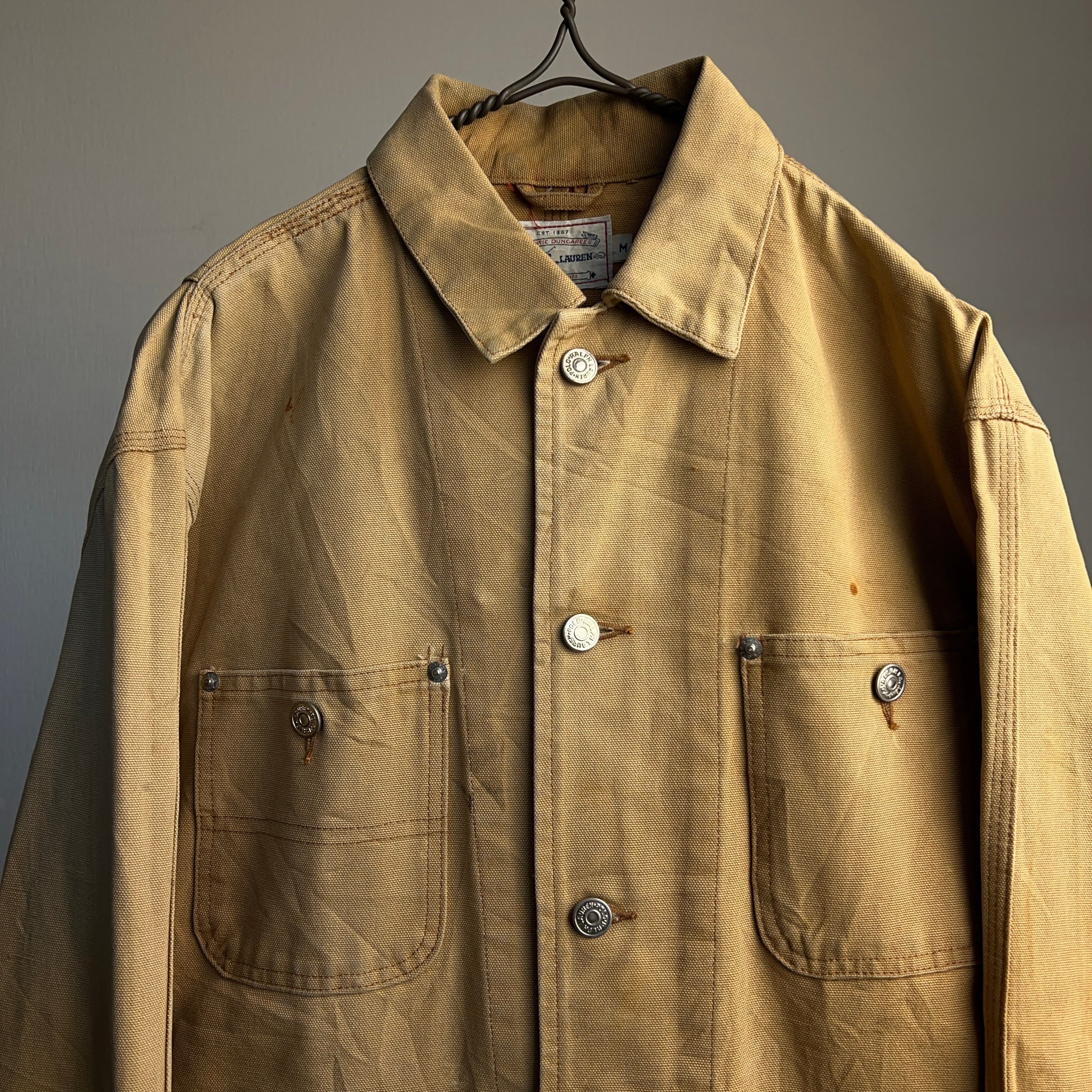 80's Ralph Lauren Duck Work Jacket SIZE M 80年代 ラルフ 80's Ralph Lauren Duck Work Jacket SIZE M 80年代 ラルフ