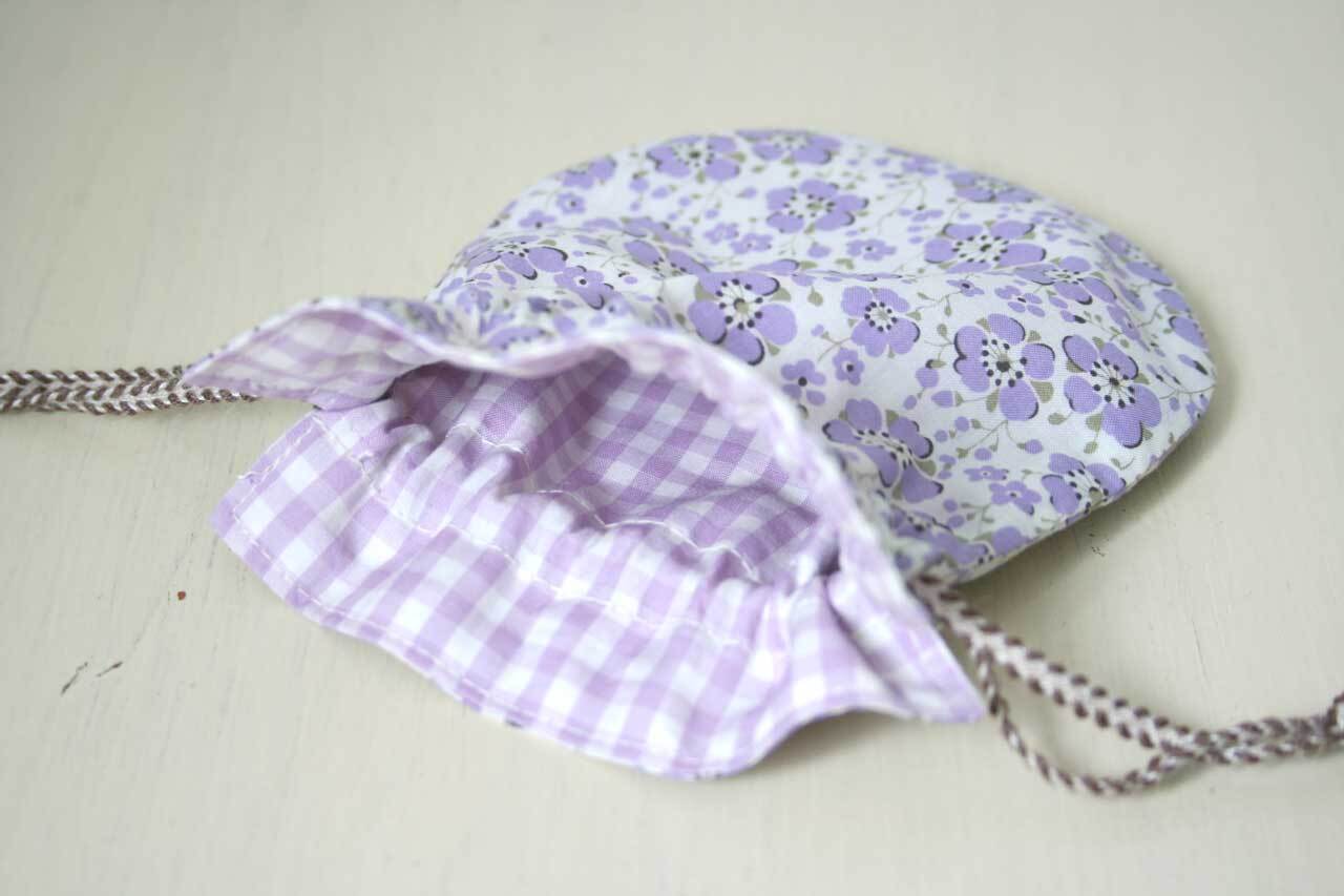 型紙】pa071/裏地付き巾着袋SS・マチなし | yurarika