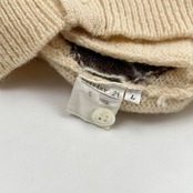 Papas パパス アーガイル 前開き ウール ニット ベスト サイズ L /ベージュ系/メンズ