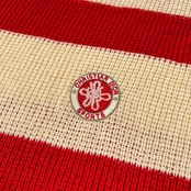 90s Christian Dior クリスチャンディオール ボーダー柄 半袖 リネン ニット セーター M /ビンテージ/麻100%/Y-TK03