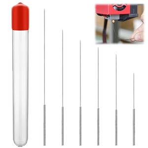 【新着特価】ノズルクリーナー クリーニングピン 6個入り 0.15mm 0.2mm 0.25mm 0.3mm 0.35mm 0.4mm 3dプリンタアクセサリ ノズル 詰まり解消 メンテナンス用