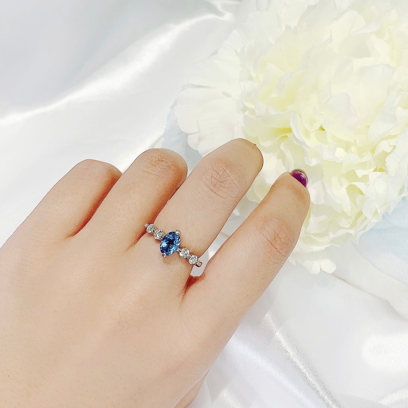 TASAKI ジュエリー、良質天然アクアマリン1.66ct