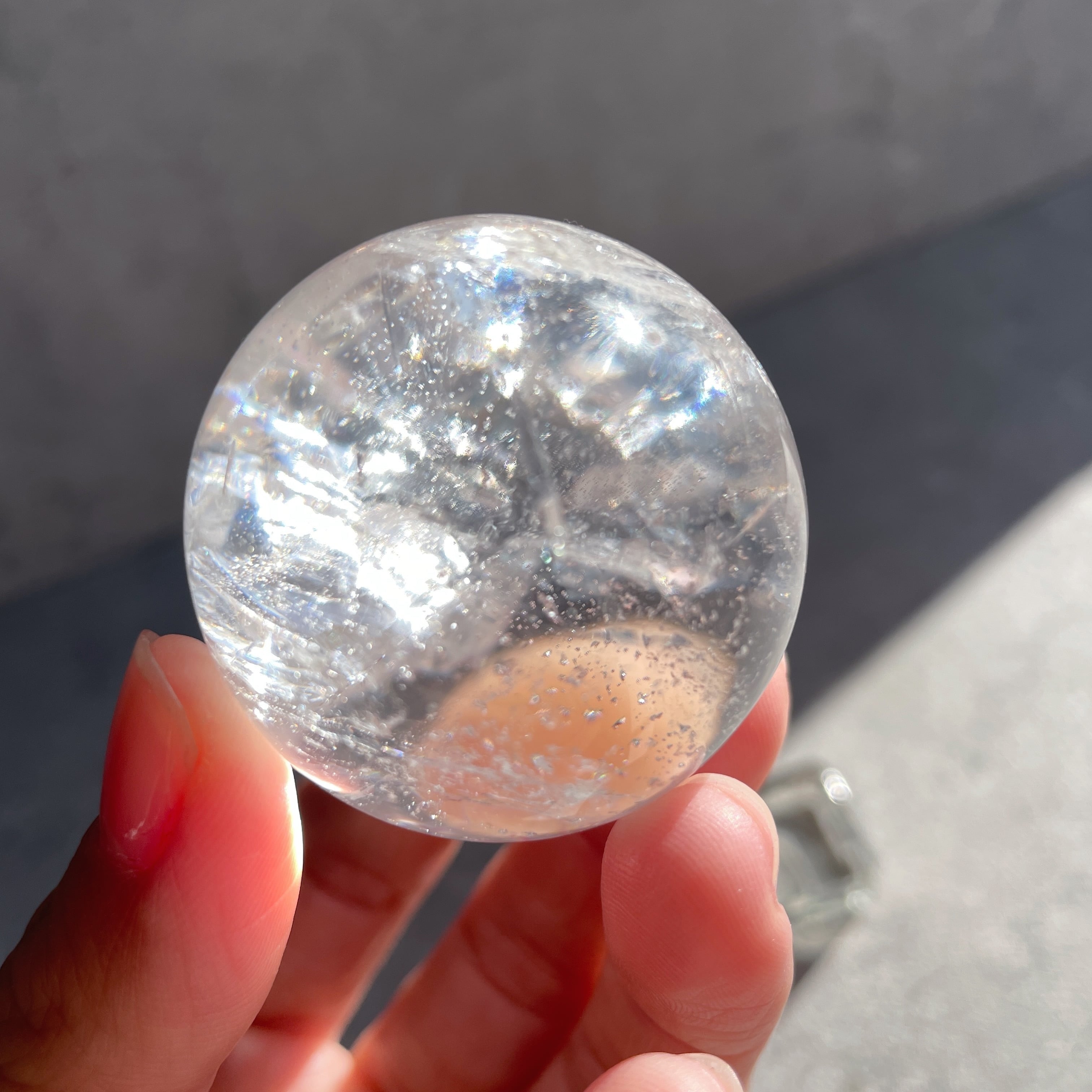 クリアクォーツ スフィア（丸玉）03♡Clear Quartz♡ 水晶玉◎天然石