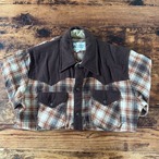1970's Vintage "Wyoming Woolens" Western Shirt M