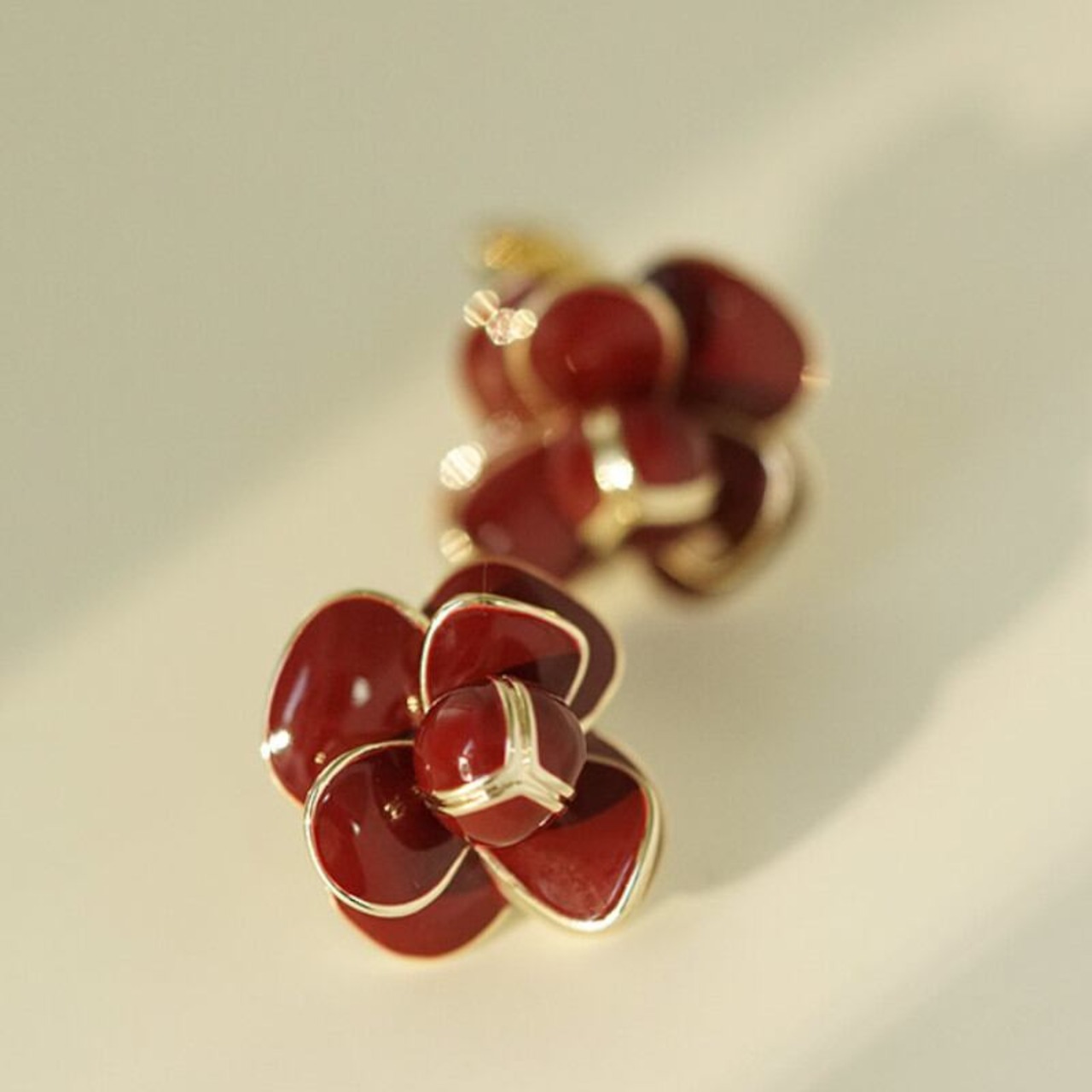 フラワーモチーフイヤーアクセサリー 6Type W10016