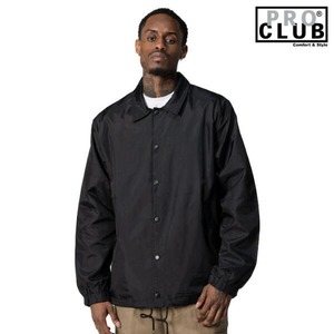 PRO CLUB 「Nylon Coach Jacket Black」