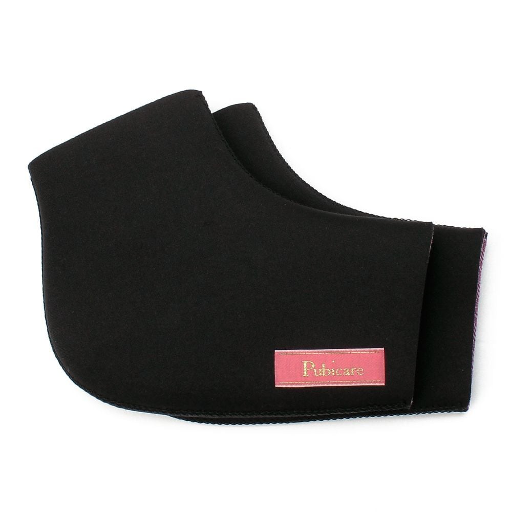 （黒）ピュビケア　ツルふわロングかかとソックス