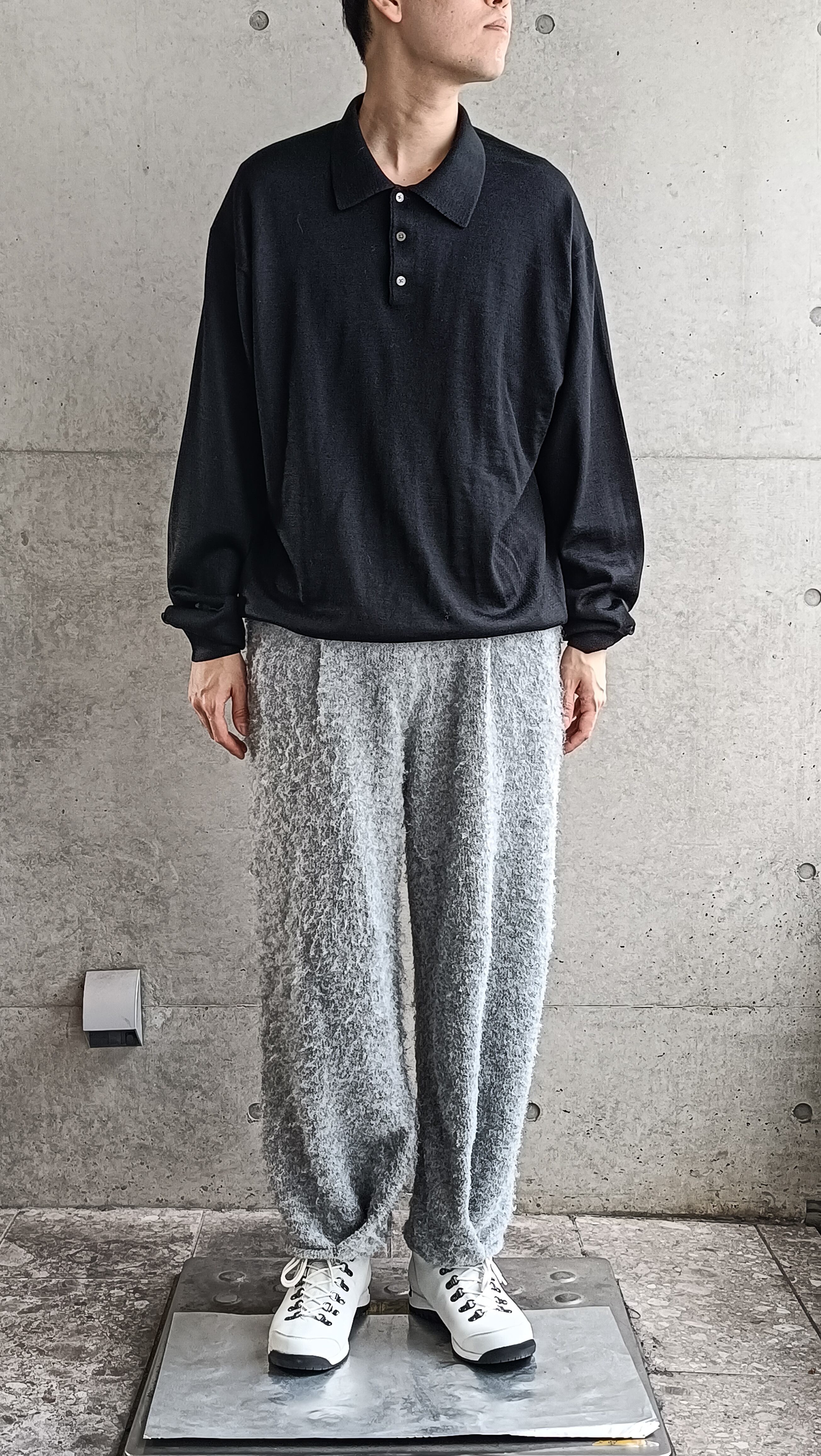 Tシャツ(長袖/七分) SUPER RIB PADDED SHOULDER CREW-NECK HOLIDAY/SUPER RIB PADDED SHOULDER CREW NECK LONG SLEEVE｜Daytona