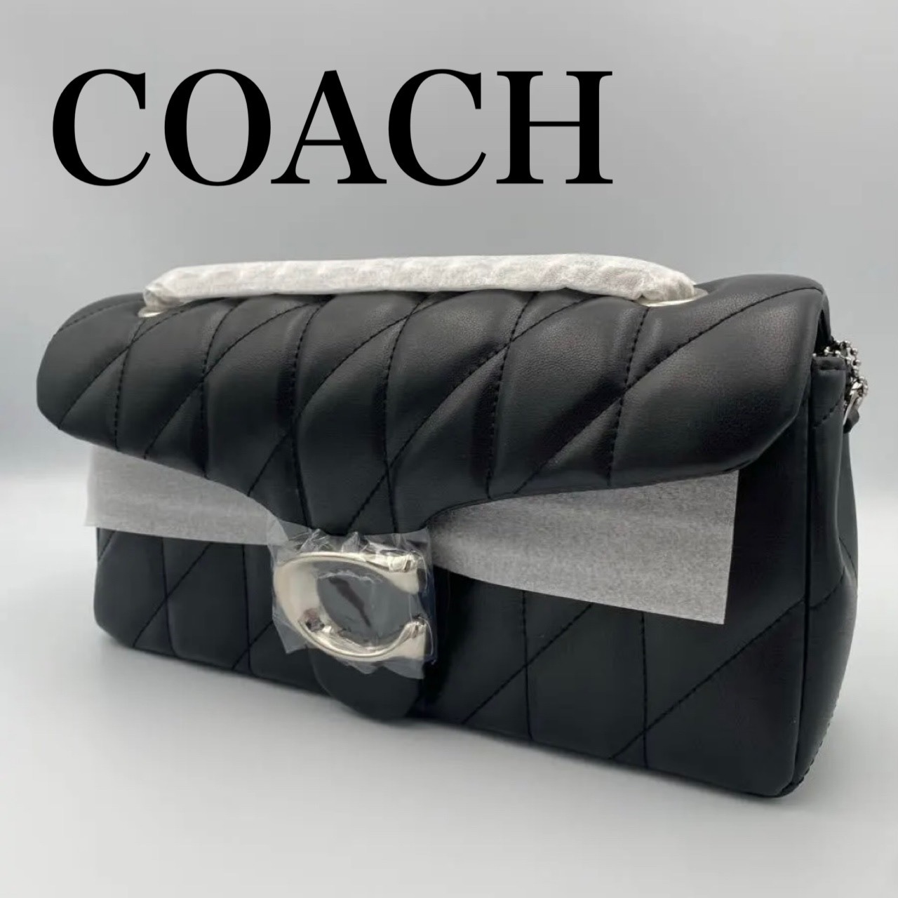 COACH タビー26 CP150 ブラック シルバー ショルダーバッグ | R2 Japan 