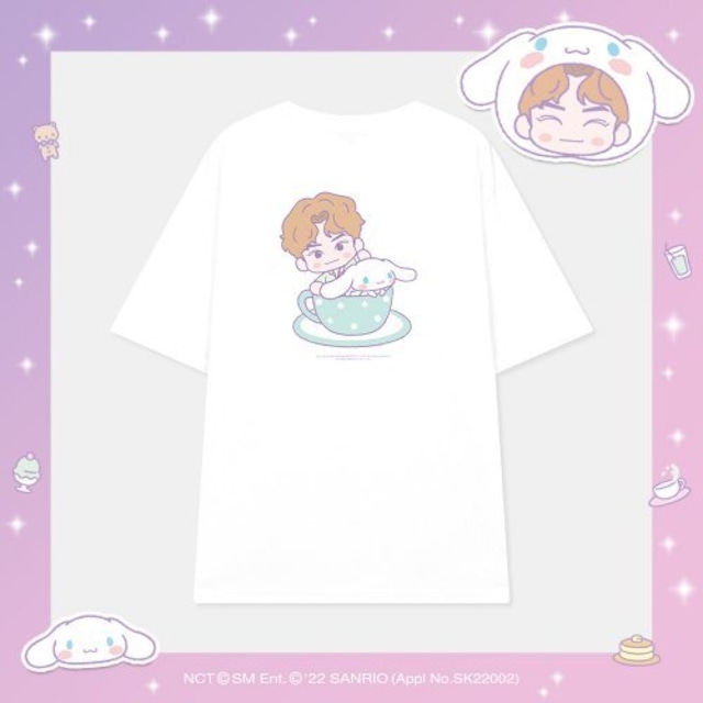 ★[SPAO][NCT x SANRIO] 샤오쥔 XIAOJUN T-SHIRT (OFF WHITE) 正規品 韓国ブランド 韓国通販 韓国代行 韓国ファッション Tシャツ