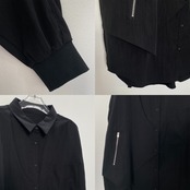 zipデザインオーバーSH/ブラック