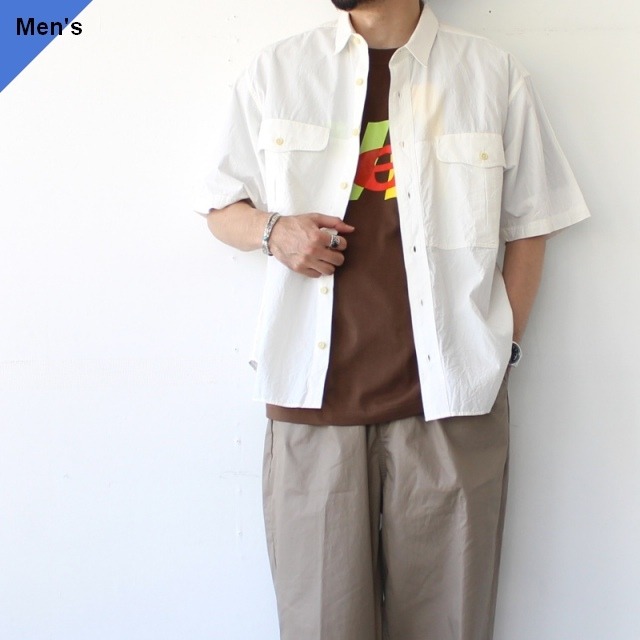 【ラスト１点】another 20th century　Gillie Hound Shirt S/S　（White）