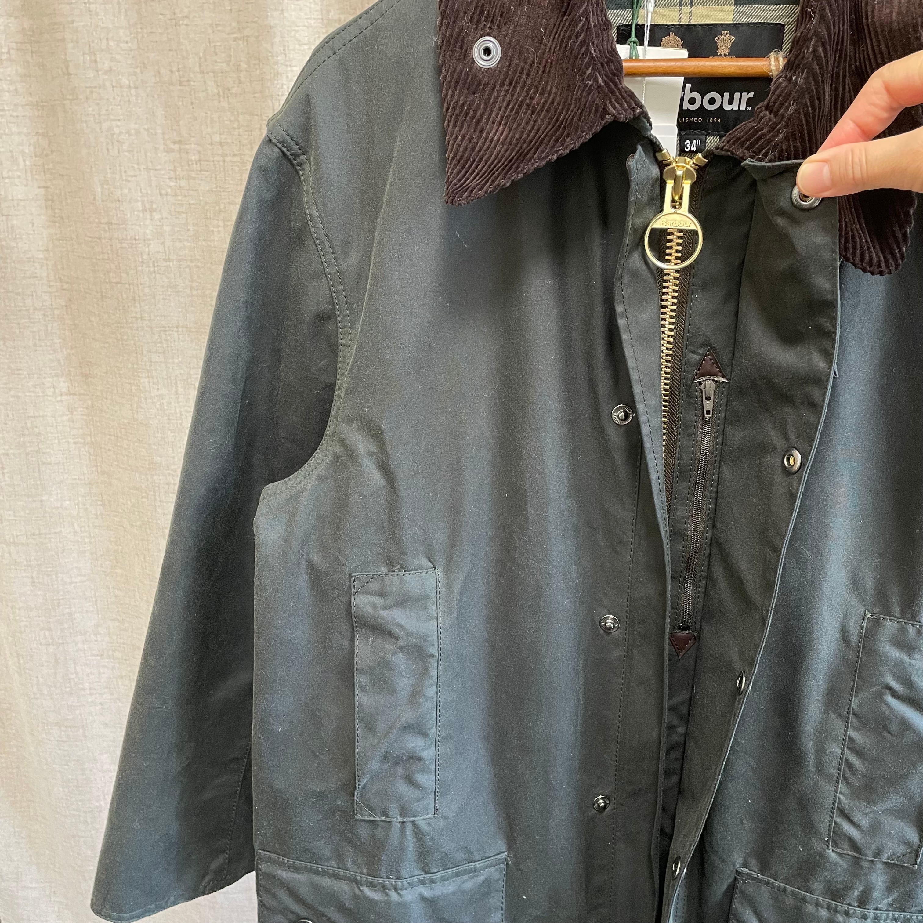 Barbour BORDER ワックス コットン コート （ オーバーサイズ フィット