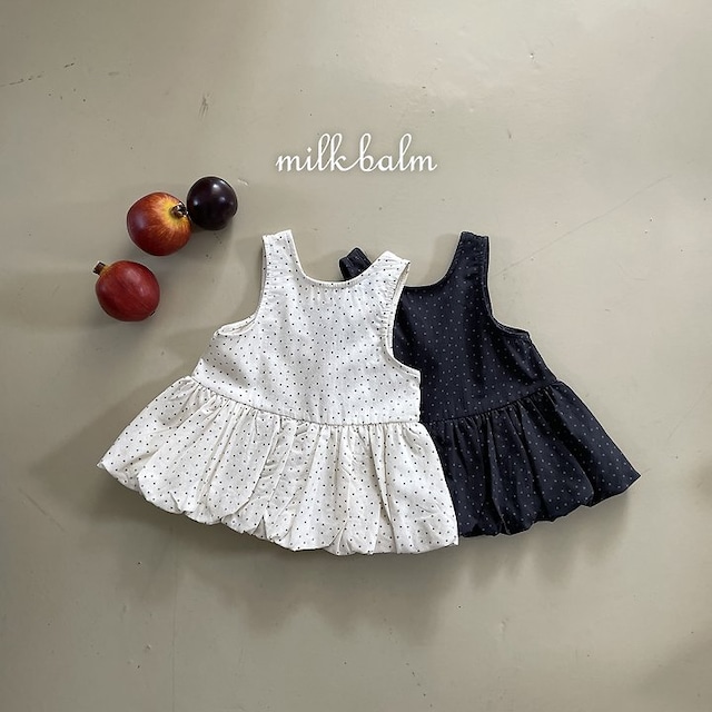 【取寄】milk balm|pumpkin dress|パンプキンワンピース|XS-XL|kids|26 autumn