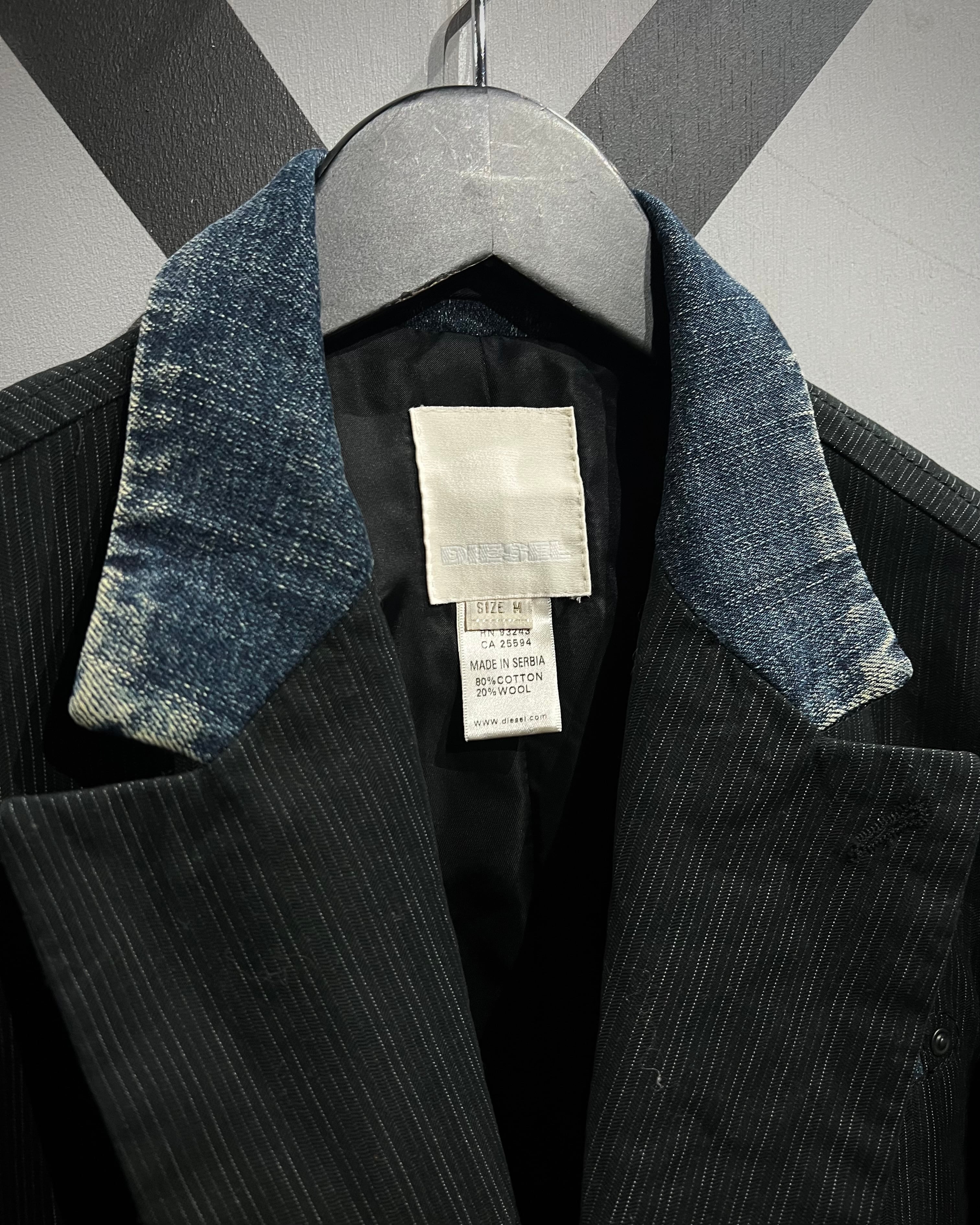 X VINTAGE】“DIESEL” Denim Switching Tailored Jacket | Caka(カカ