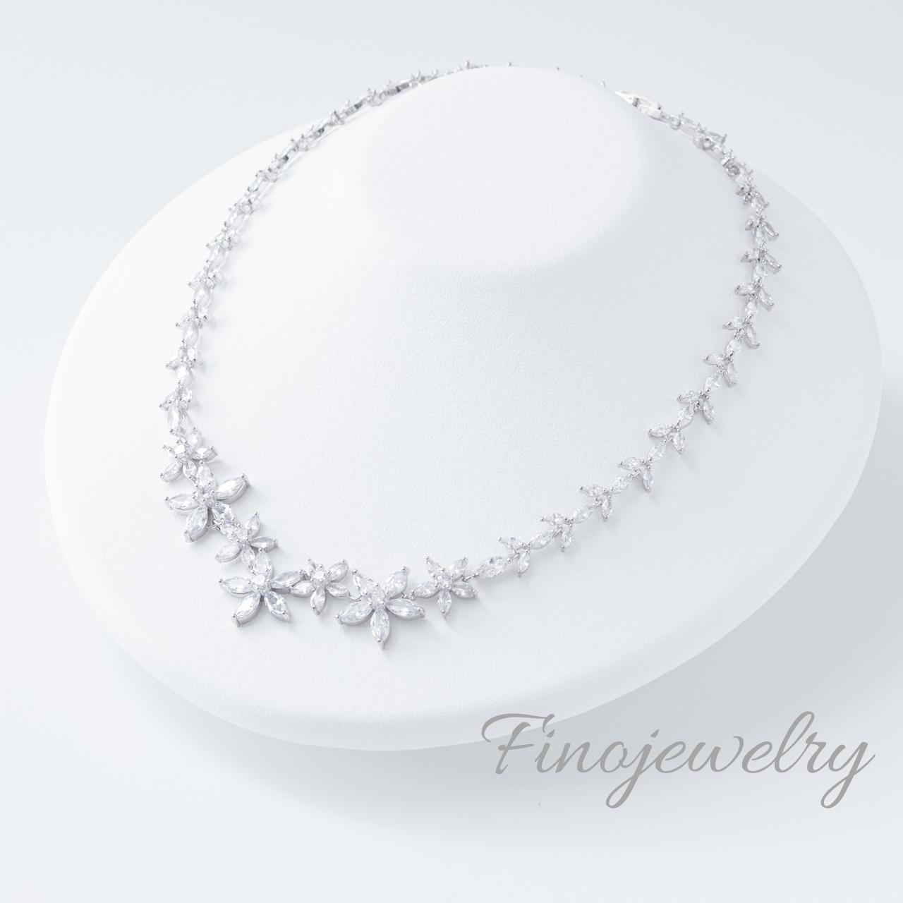 N005 ネックレス | ブライダルアクセサリー Finojewelry フィノ