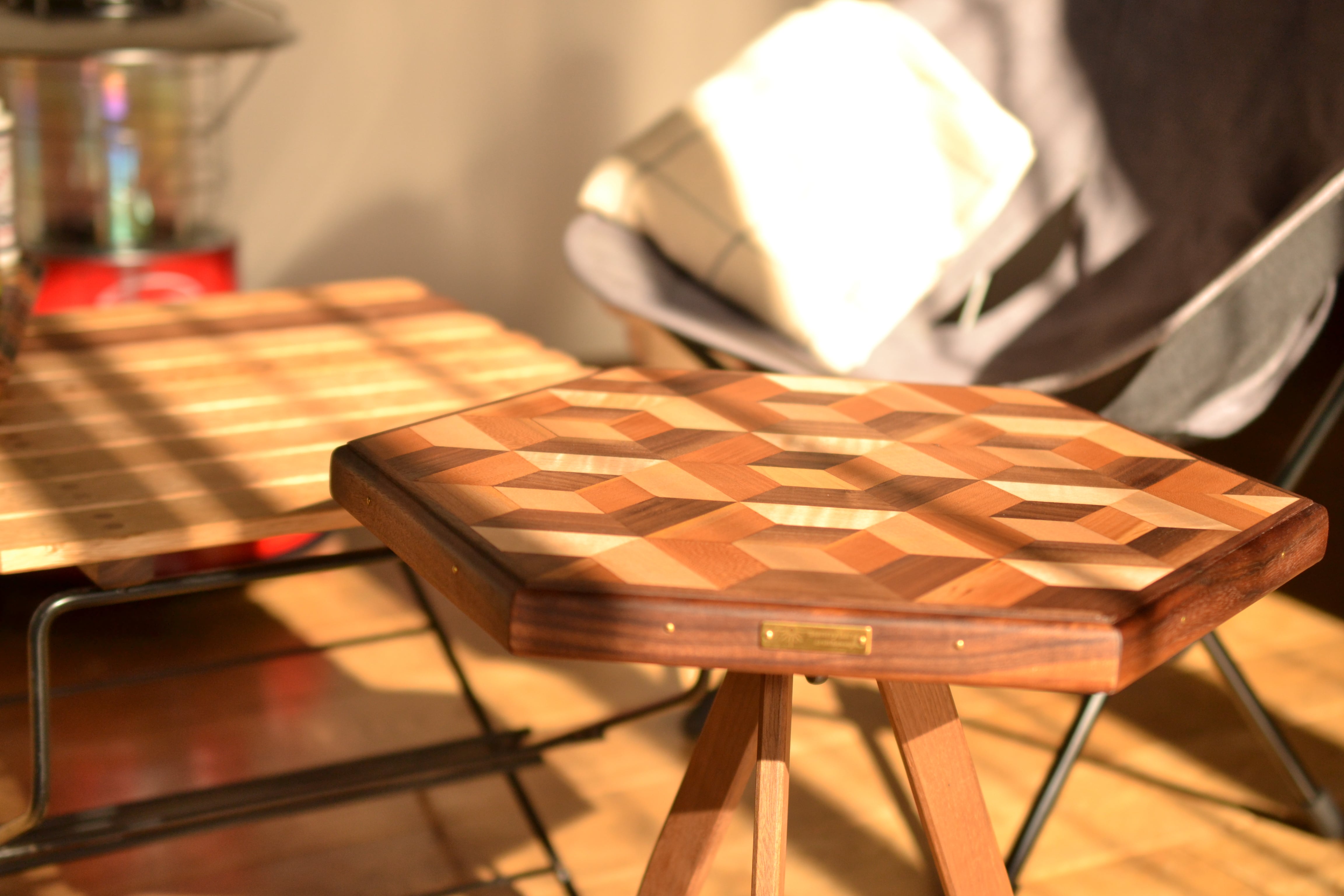 【未使用】sunnyture craft&designジオメトリックテーブル天板 未使用】sunnyture craft&designジオメトリックテーブル天板 未使用