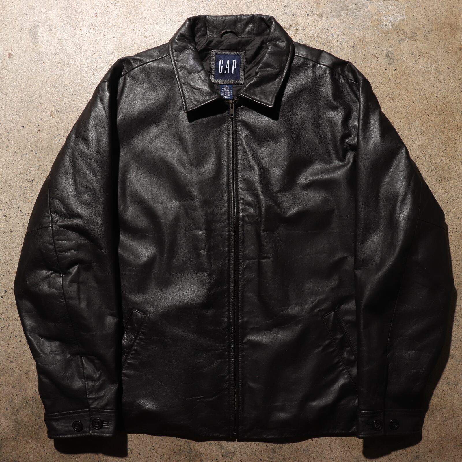極美品 XL ダークブラウン OLD GAP レザージャケット オールドギャップ 