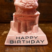 メッセージドール　W&R BERRY　HAPPY BIRTHDAY ピンク　シリースカルプス　1972年 D-459