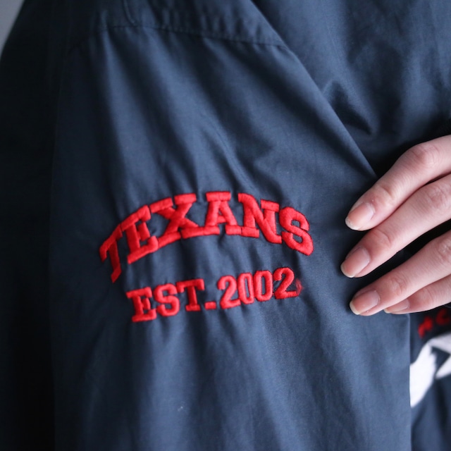 "Houston Texans" over silhouette NFL nylon game shirt