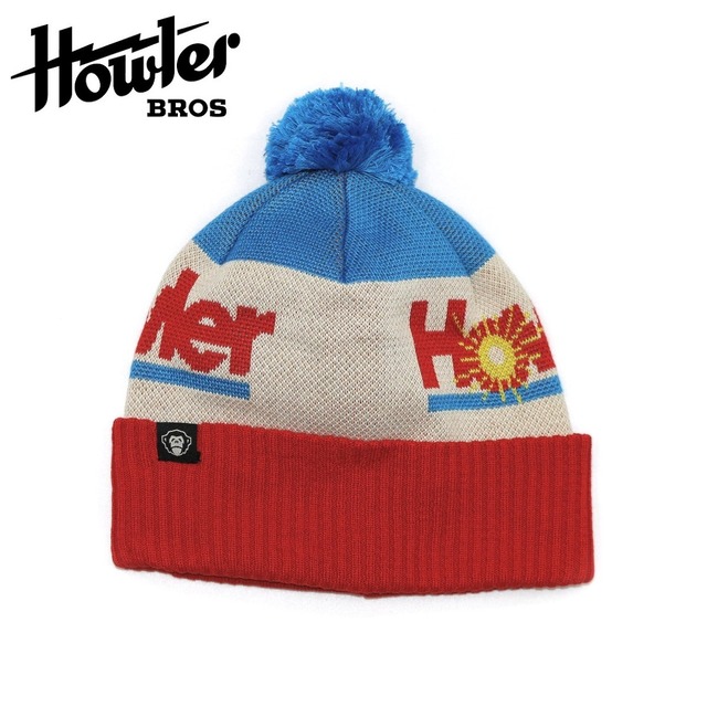 ビーニー ハウラーブラザーズ(HOWLER BROTHERS) Disco Beanie-Red/White/Blue【送料無料】