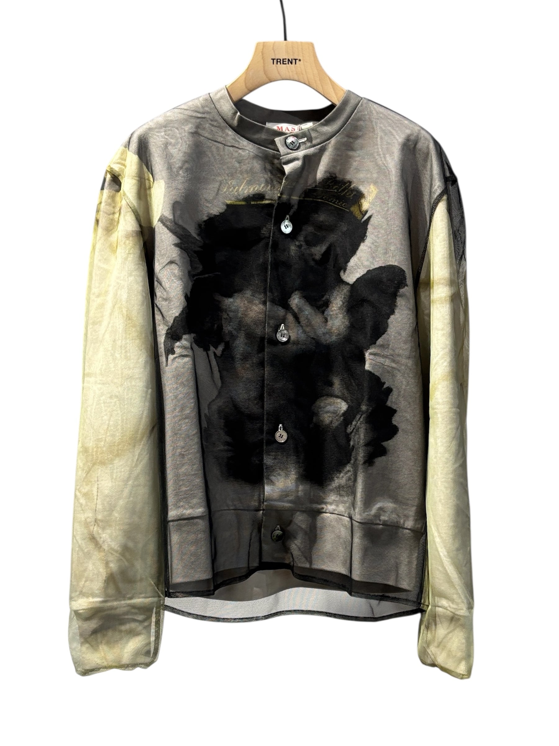 MASU 26SS BLURRED ANGEL CARDIGANサイズ46 26SS】MASU エムエーエスユー / BLURRED ANGEL CARDIGAN