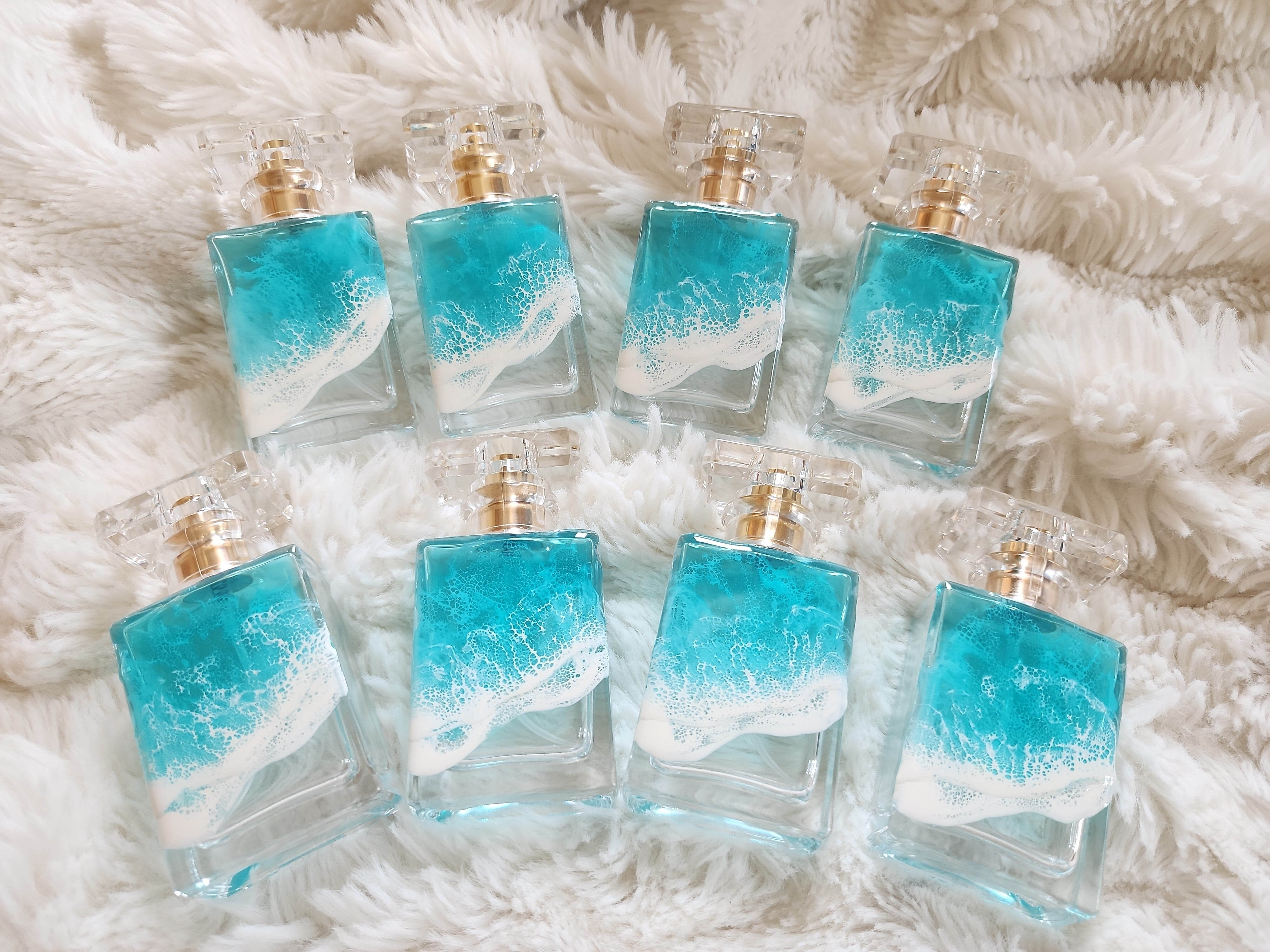 477.オーシャンレジンアート ガラス製アトマイザー