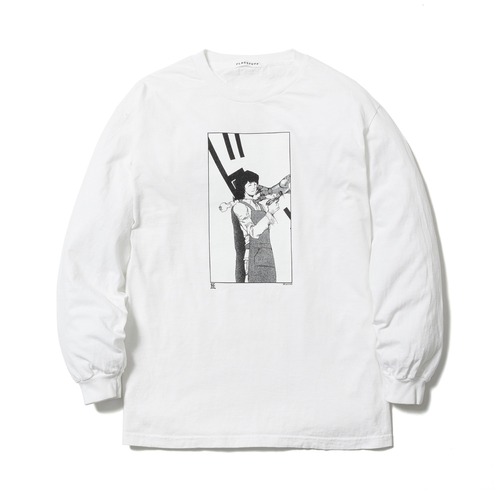 F-LAGSTUF-F × ARMS L/S TEE 1 (WHITE)