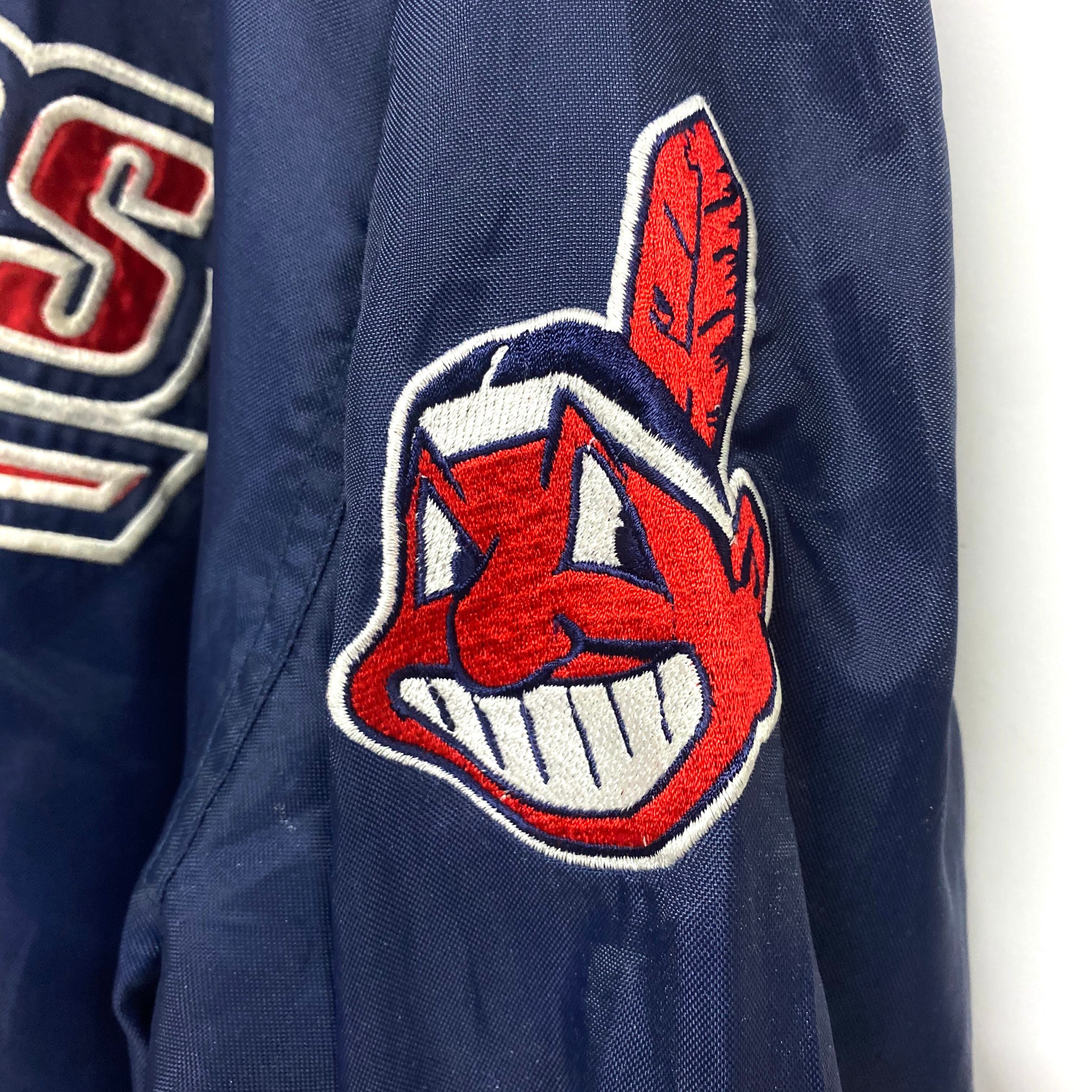 Starter 90s クリーブランド インディアンス XL 古着プルジャケット