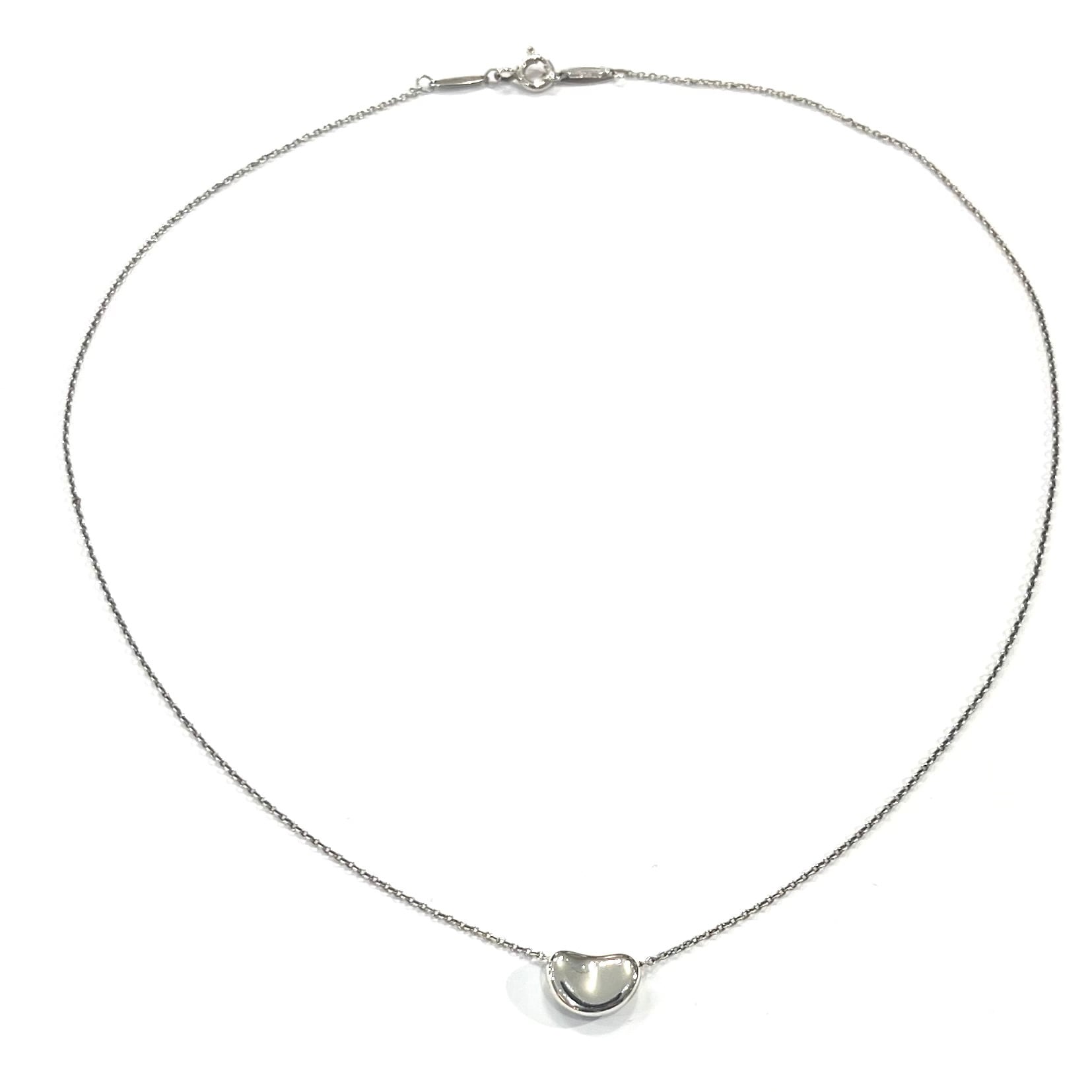 TIFFANY&CO.】T2845 幸福ミニビーン ネックレス／Elsa Peretti／自然美
