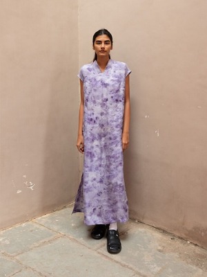 TADO  PHOOL SILK LONG DRESS