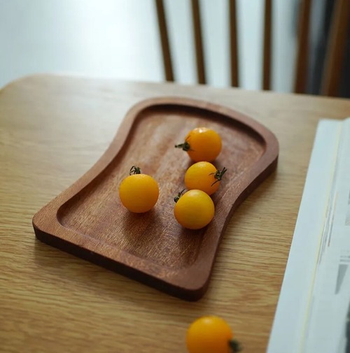 【お取り寄せ】木製 果物皿 朝食皿 収納トレイ