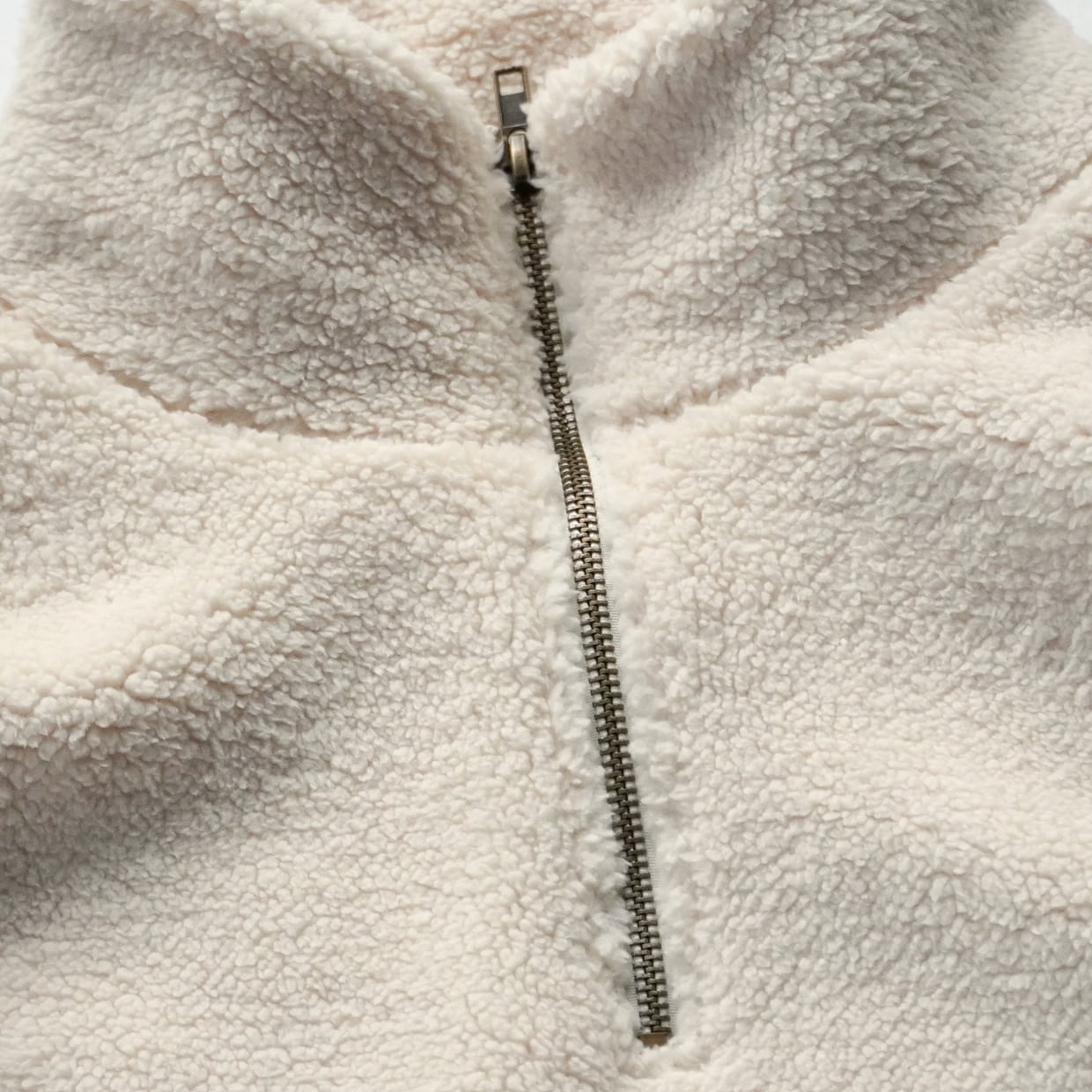 ウサクマのモコモコハーフジップ /ネイビー（MK-406） | もくもく