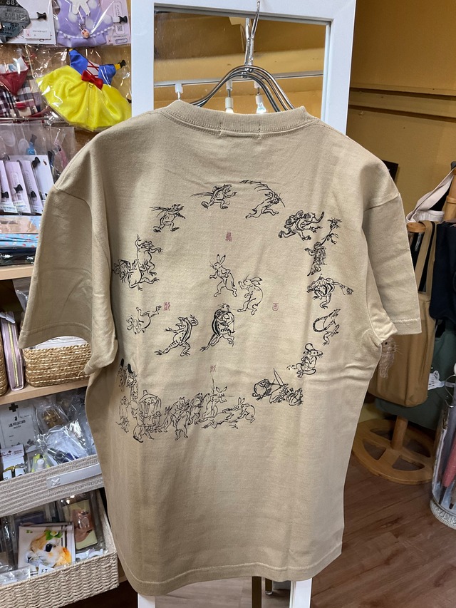 鳥獣戯画Tシャツ「うずまき」