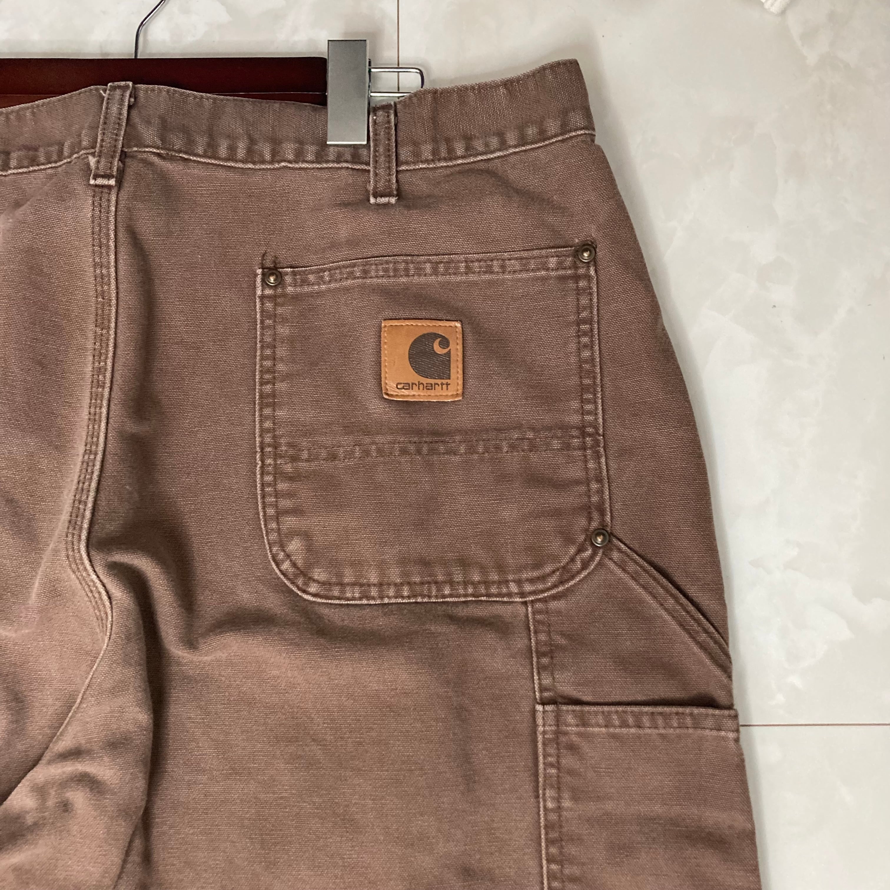 W40×L36】Carhartt ペインターパンツ 革パッチ | 古着屋OLDGREEN