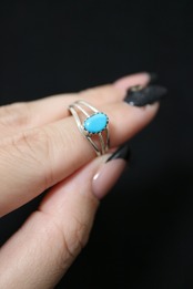 ナバホ族 ターコイズリング