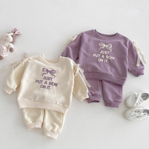 【BABY&KID】JUST PUT A BOW可愛いセットアップ