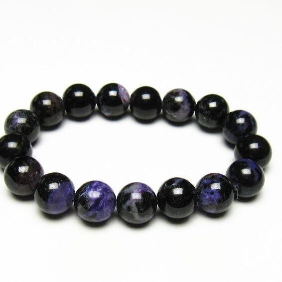 チャロアイト ブレスレット 13mm 一点物 メール便可 111-49244