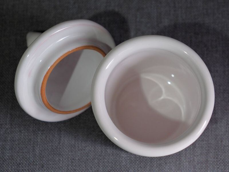 ムスティエ焼き 陶器のキャニスター ハーブポット フランス ブロカント