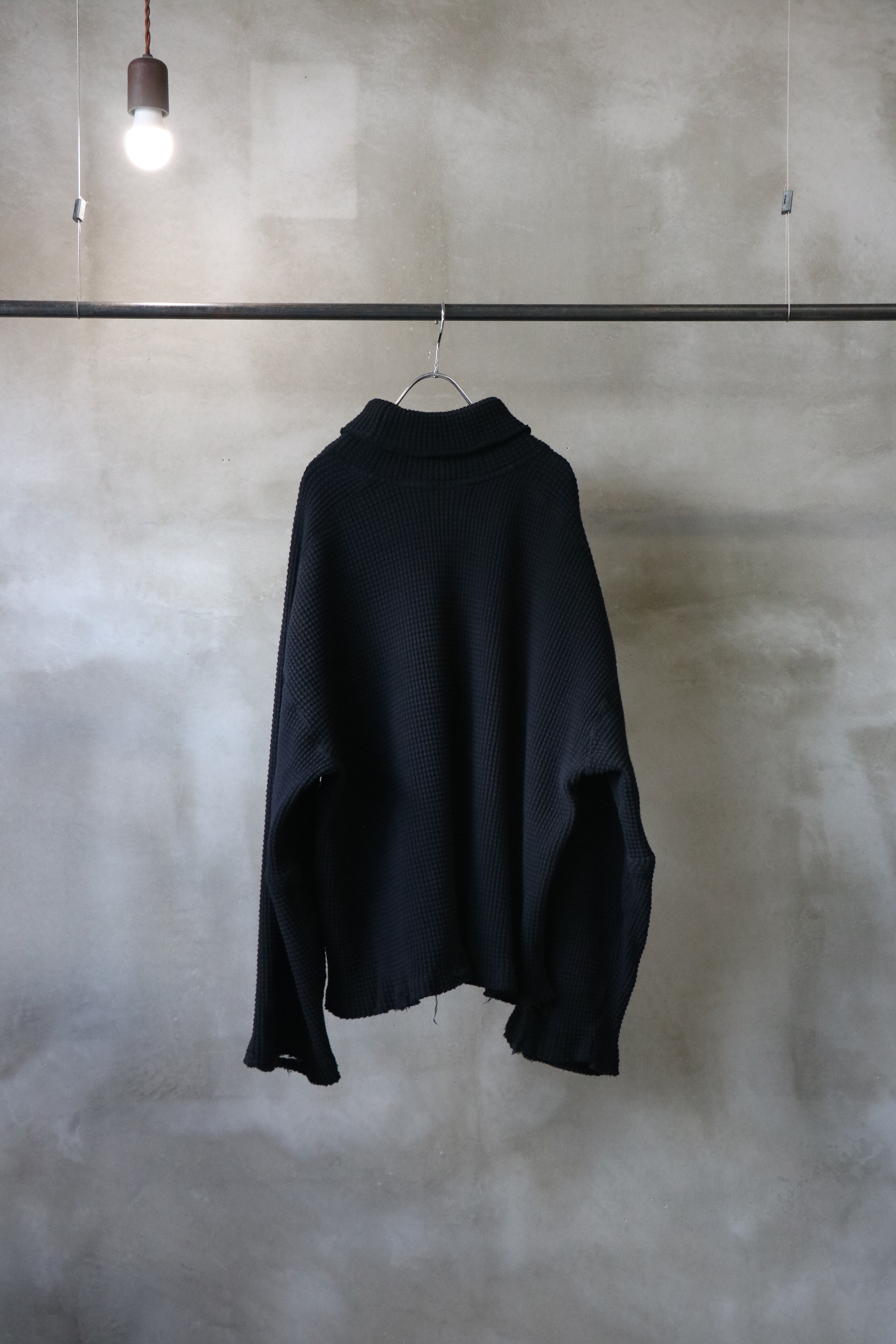 Restock】Ancellm / HEAVYWAFFLE DAMAGE LS T-SHIRT / ANC-CT73 Restock】Ancellm / HEAVYWAFFLE DAMAGE LS T-SHIRT / ANC-CT73