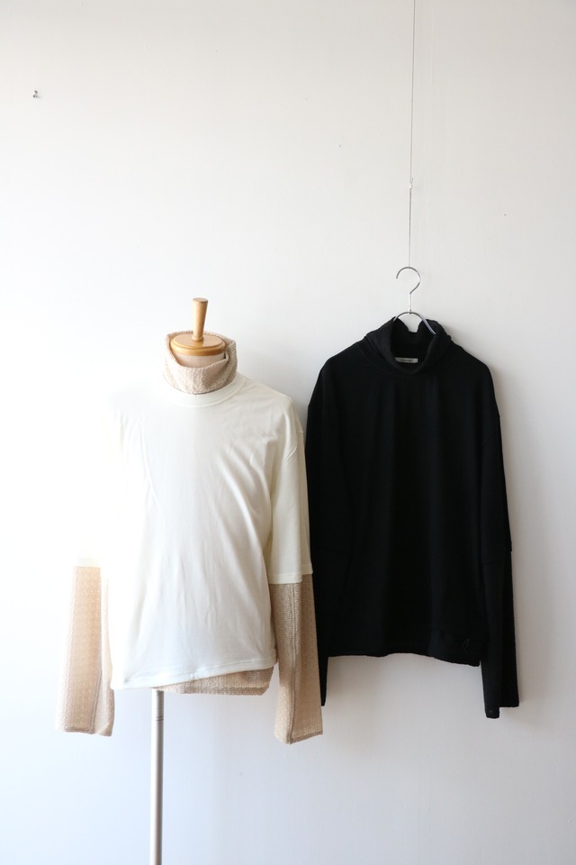 PASTOR NOVA  -FAKE LAYERED H/N TEE- / C2004-AD / パストルノヴァ フェイクレイヤード ヘンリーネック Tシャツ