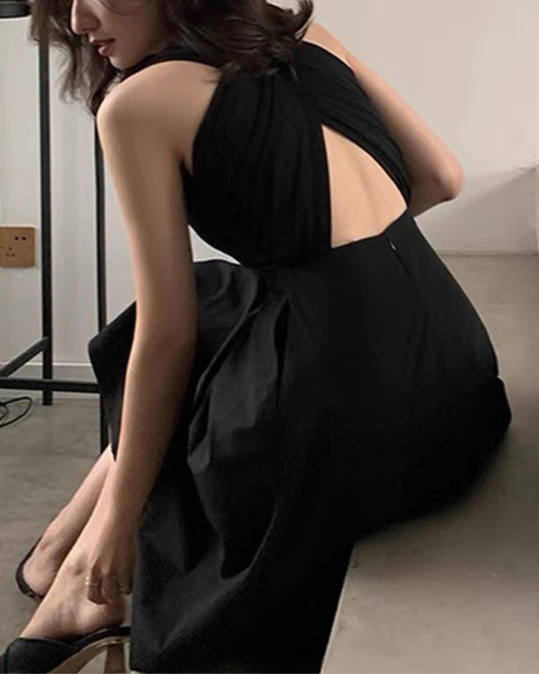 バッククロスミディアムワンピース S25005