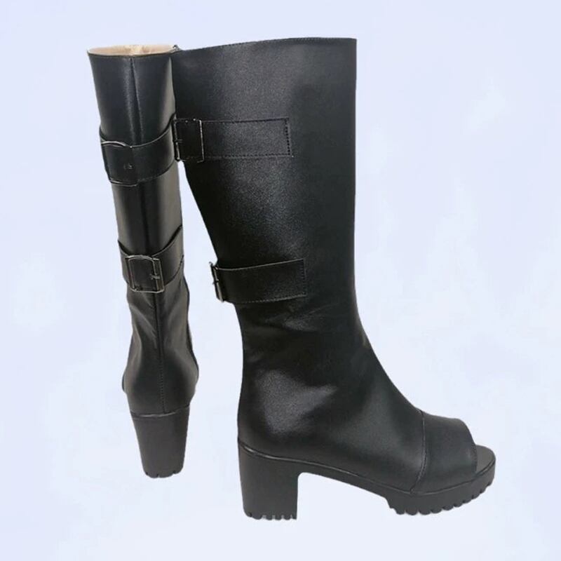 コスプレアイテムNARUTO 風 春野サクラ ロング ブーツ サンダル 忍者靴