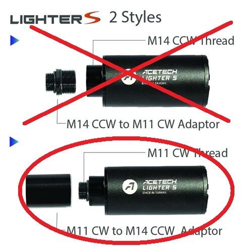 Acetech Lighter S Tracer available from BZ Tactical 東京)ACETECH